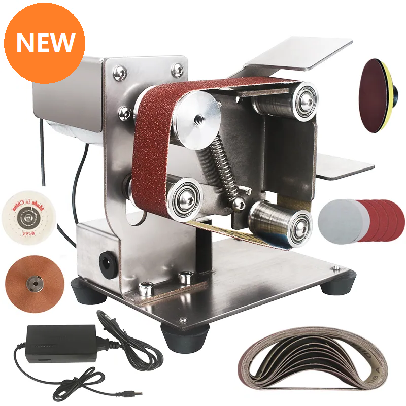 Belt Sander Portable - Belt Sanding Machine Electrical Polisher Machine
