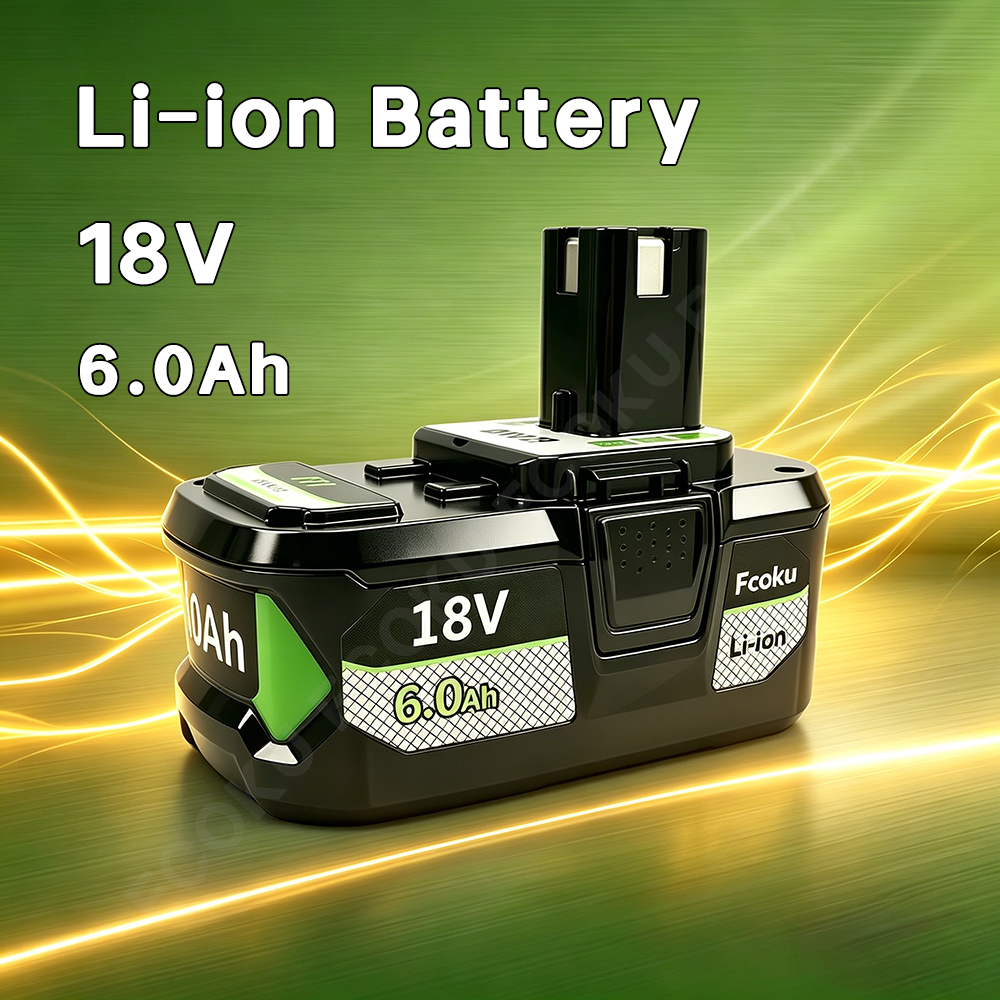 Power Tools Ltd - 18V 6.0Ah Rechargeable Li-ion Battery Compatible