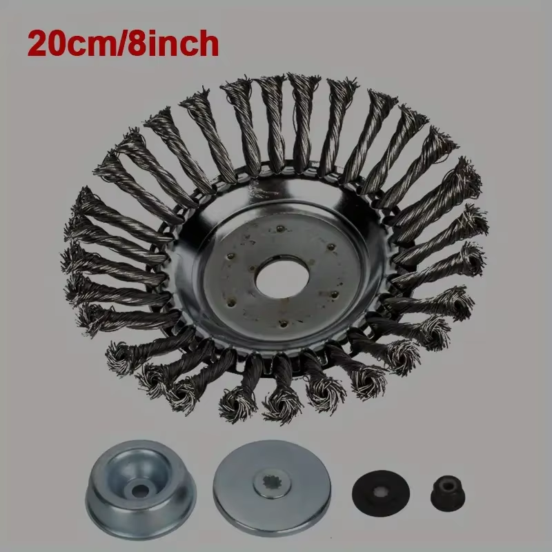 Power Tools Garden - 6/8 Inch Lawnmower Head Steel Wheel