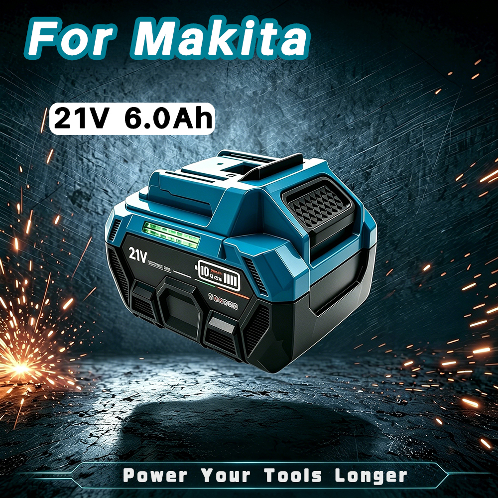Power Tools Ltd - 21V 6.0Ah Battery And Charger For