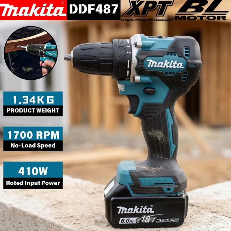 Power Tools Jobs - Makita DDF487 Cordless Driver Drill Brushless