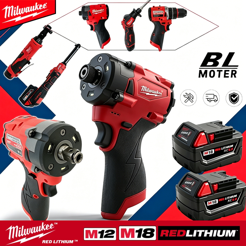 Power Tools Jack Hammer - Milwaukee12-18V Cordless Electric Wrench Trimmer Screwdriver