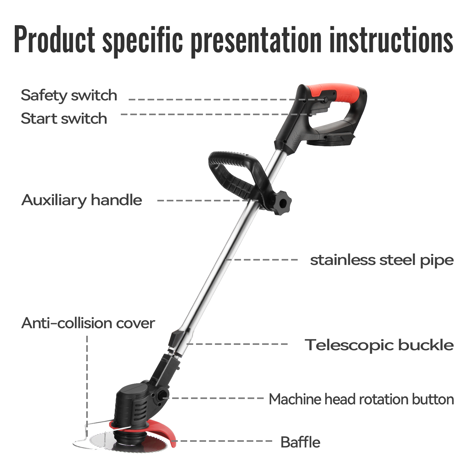 Lithium Electric Grass Trimmer - Power Tools Garden recensie en prijs