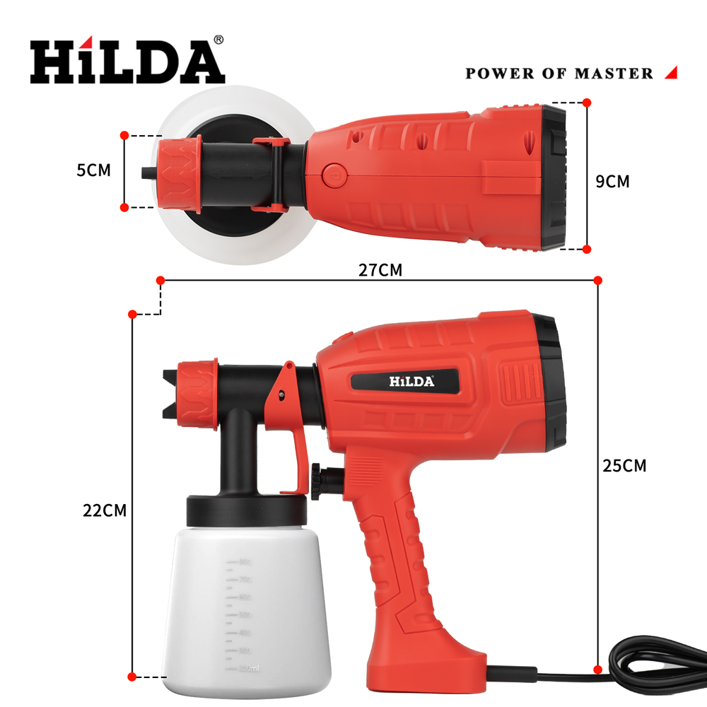 HILDA 800ML Electric Spray Gun - Power Tools Pink recensie en prijs