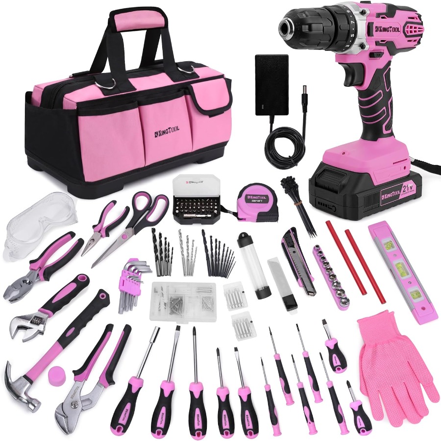 267-Piece Tool Kit Set - Pink  - Power Tools Pink recensie en prijs