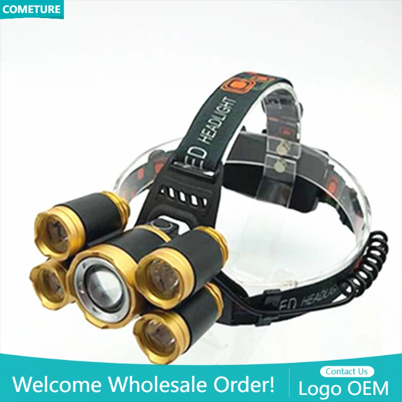 5LED T6 Head Lamp Zoom Flashli - Power Tools Zoom recensie en prijs