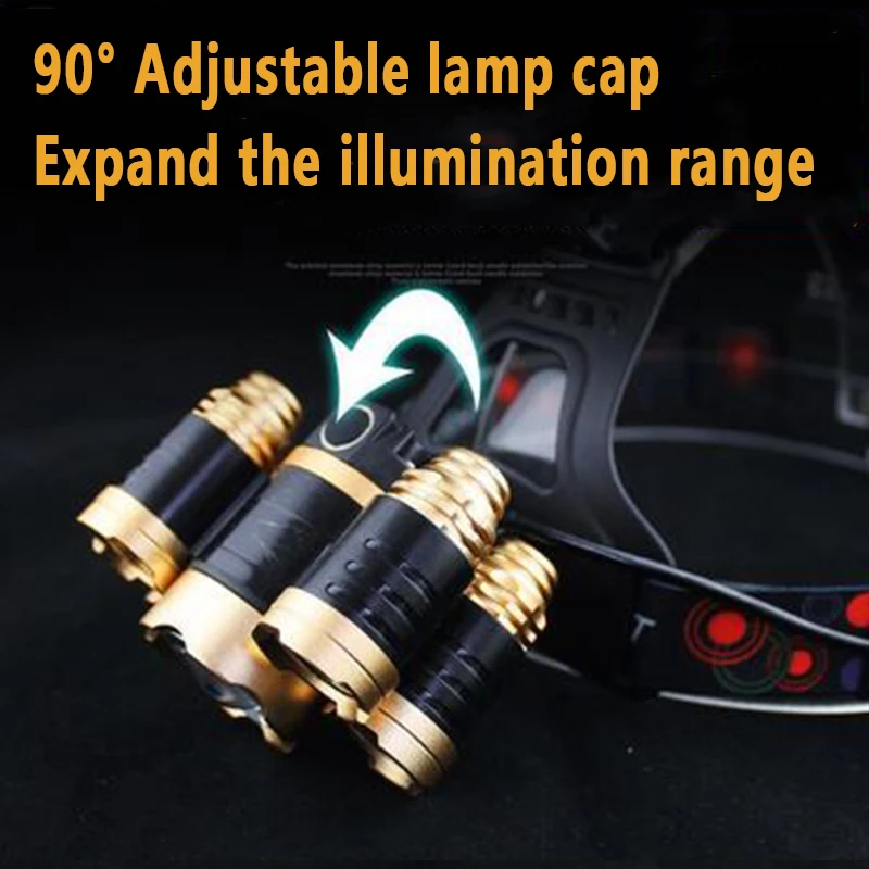 5LED T6 Head Lamp Zoom Flashli - Power Tools Zoom recensie en prijs