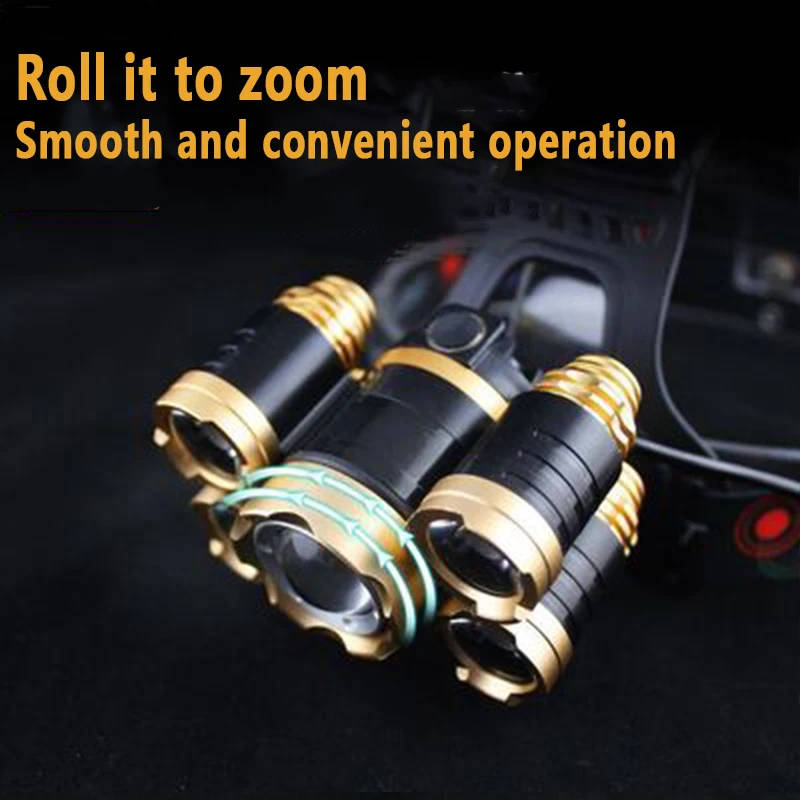 5LED T6 Head Lamp Zoom Flashli - Power Tools Zoom recensie en prijs