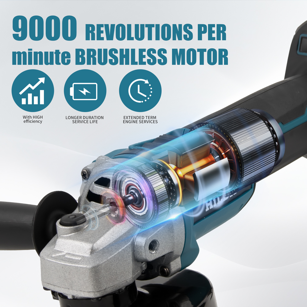 HILDA 21V Brushless Angle Grin - Power Tools Pink recensie en prijs