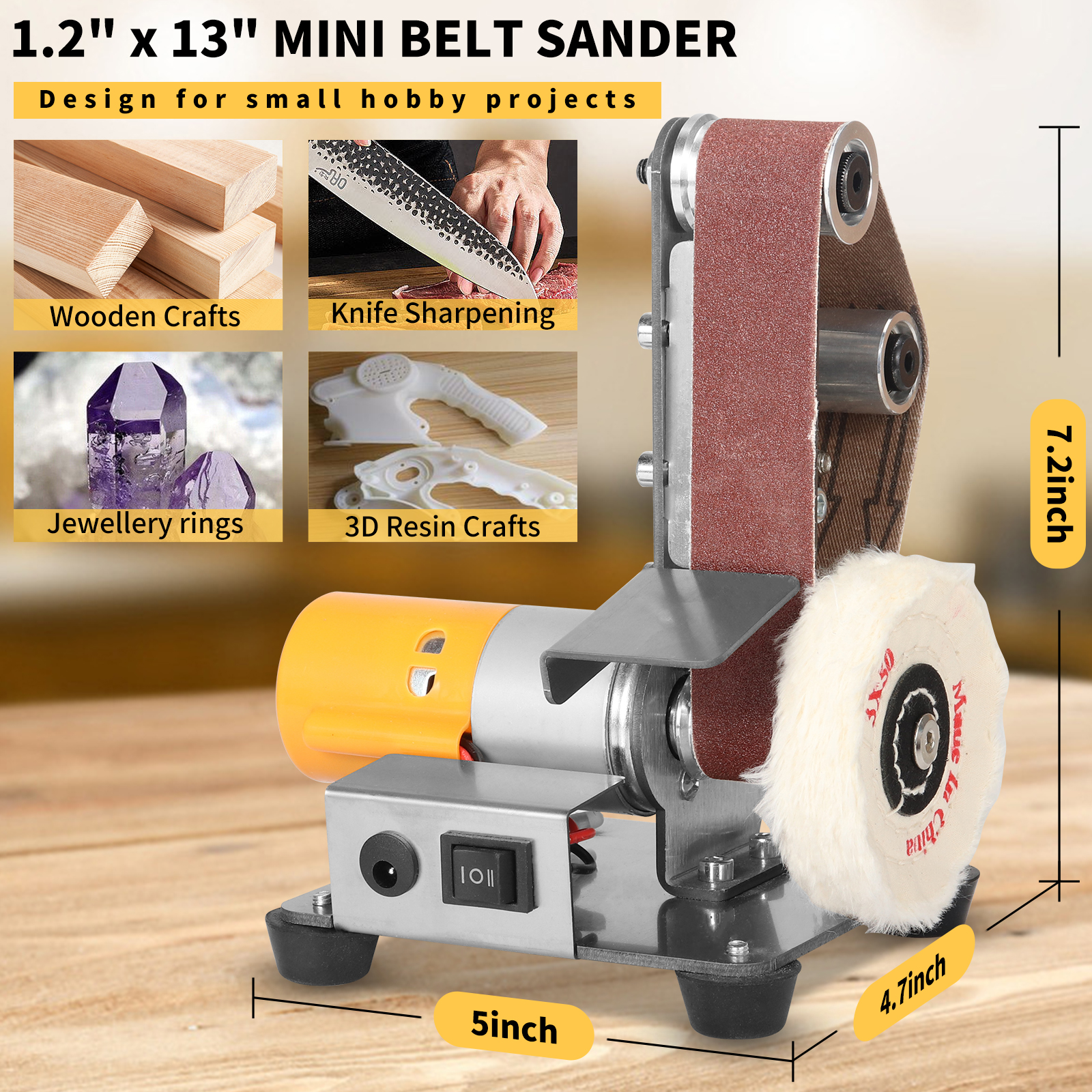 Mini Speed Regulating Electric - Belt Sander Portable recensie en prijs