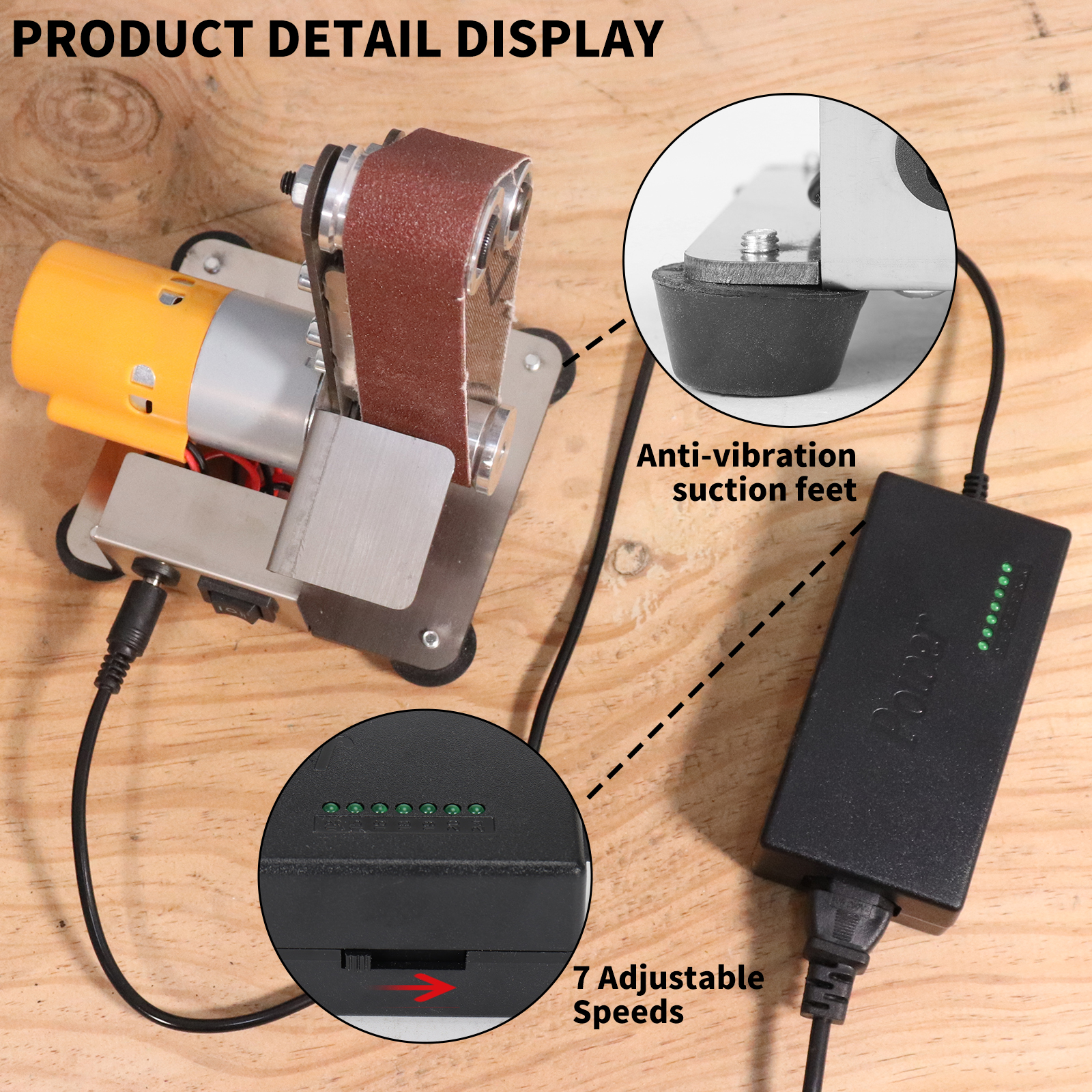 Mini Speed Regulating Electric - Belt Sander Portable recensie en prijs
