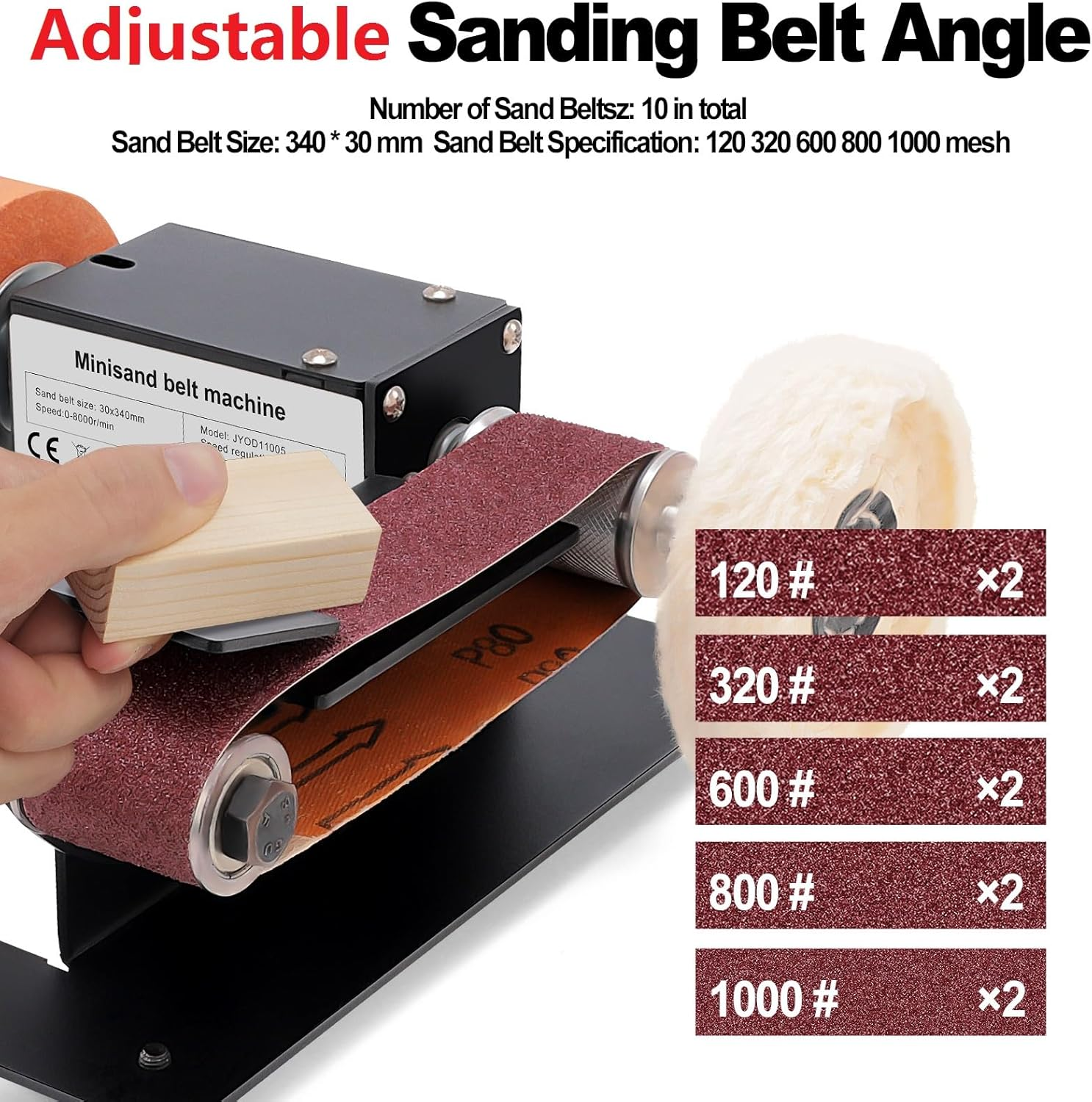 Stand Belt Sander, 350W Statio - Belt Sander Portable recensie en prijs