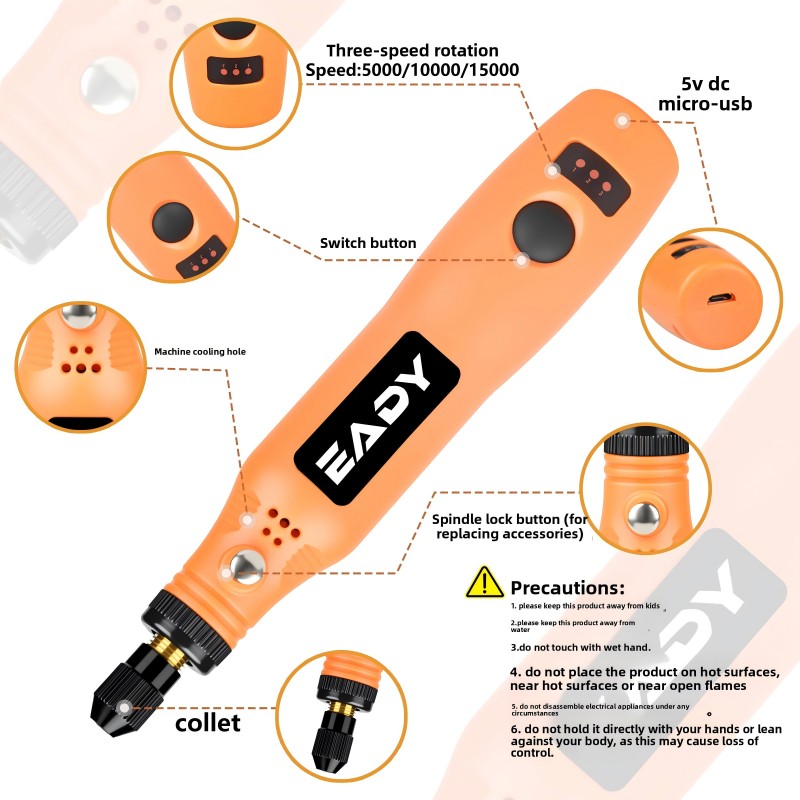 USB Cordless Rotary Tool Kit – - Power Tools Jobs recensie en prijs