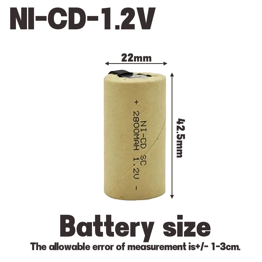 2800mAh 1.2V Ni-Cd Rechargeabl - Power Tools Ltd recensie en prijs