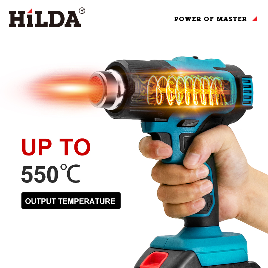 HILDA Handheld Hot Air Gun Adj - Power Tools Pink recensie en prijs