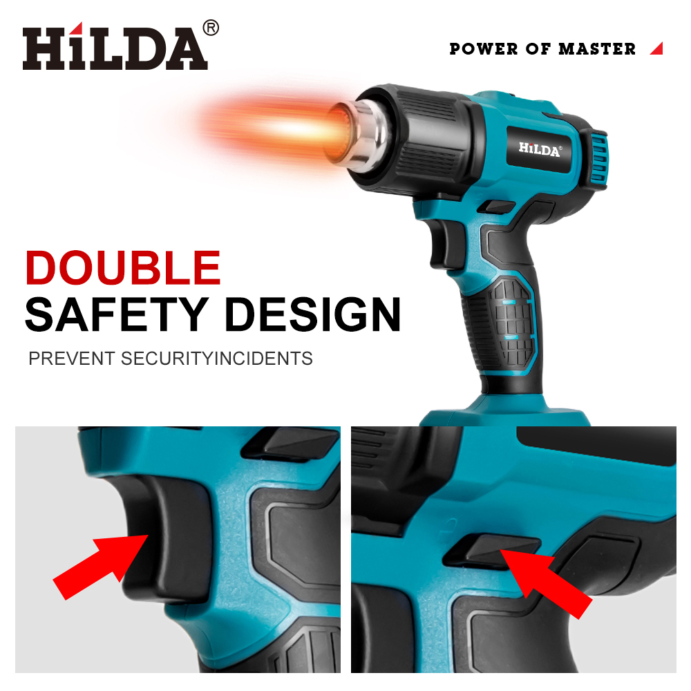 HILDA Handheld Hot Air Gun Adj - Power Tools Pink recensie en prijs