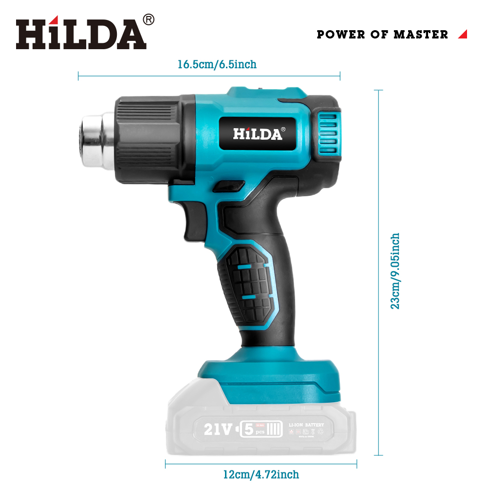 HILDA Handheld Hot Air Gun Adj - Power Tools Pink recensie en prijs