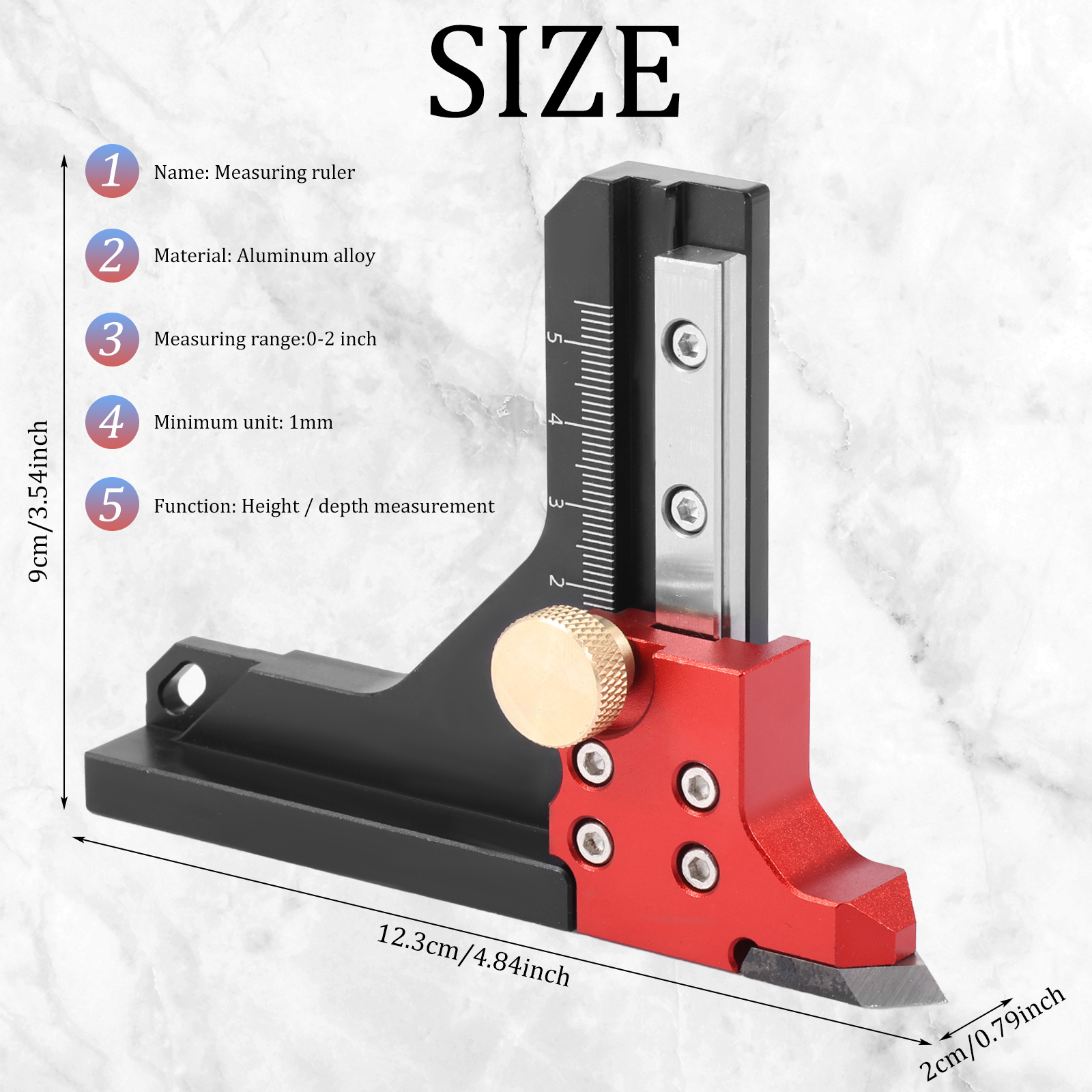 Woodworking Height Gauge DIY A - Scroll Saw Bench recensie en prijs