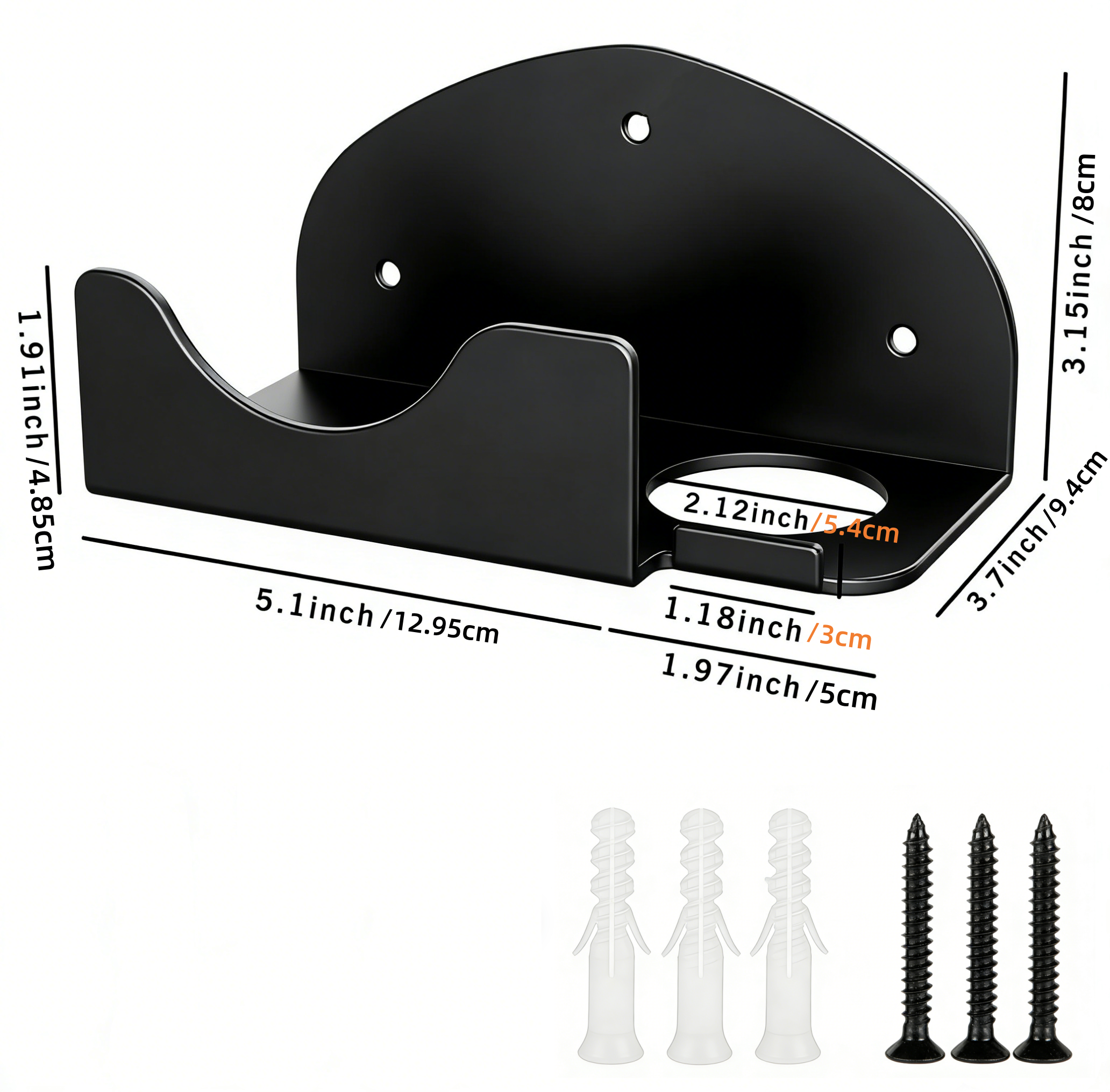 1 Black Wall Mounted Metal Too - Power Tools Store recensie en prijs