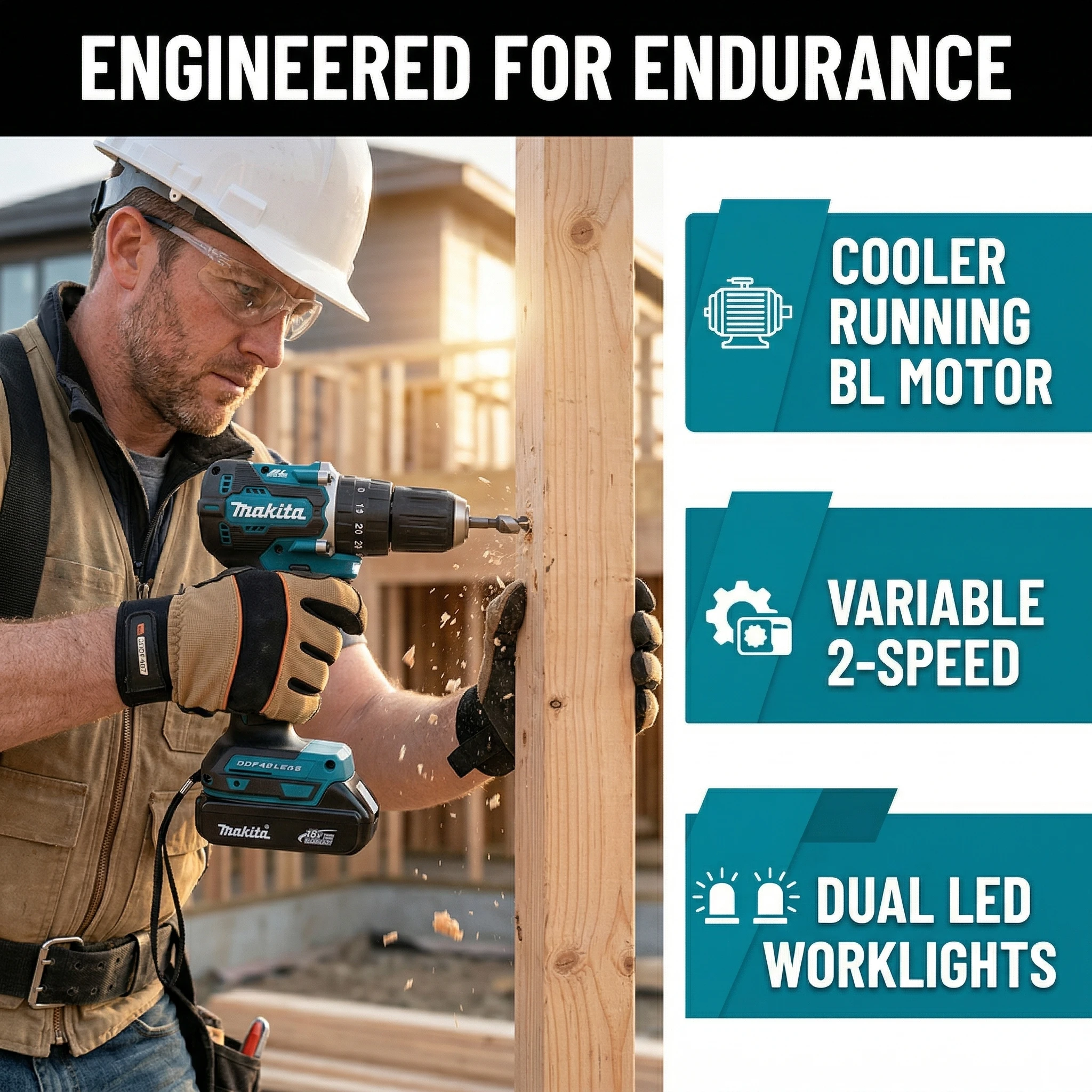 Makita DDF487 Cordless Driver  - Power Tools Jobs recensie en prijs