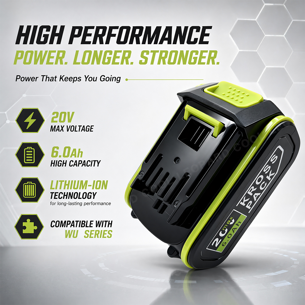 20V 6.0Ah Kross Pack High Capa - Power Tools Ltd recensie en prijs
