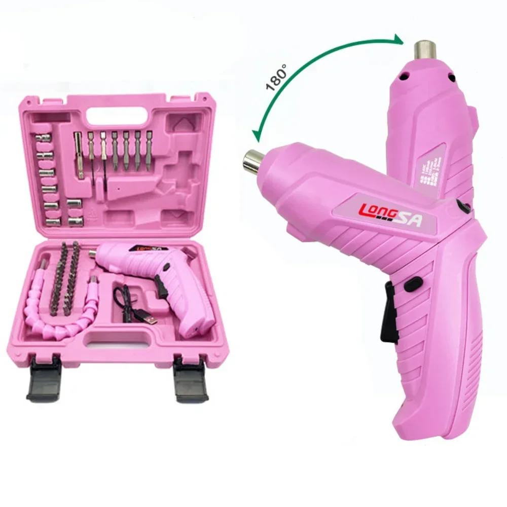 New Full Pink Electric Screwdr - Power Tools Pink recensie en prijs