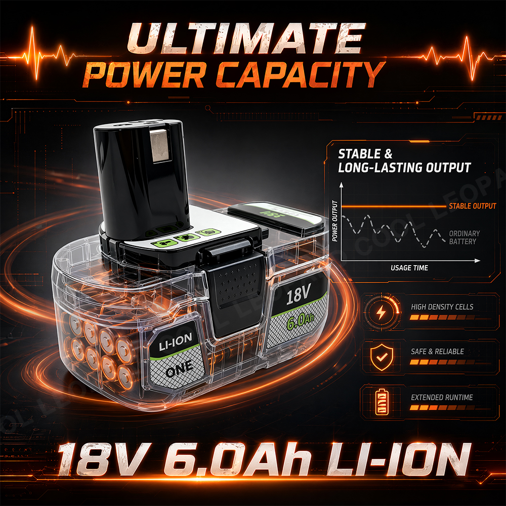 6.0Ah 18V Lithium Ion Battery  - Power Tools Ltd recensie en prijs