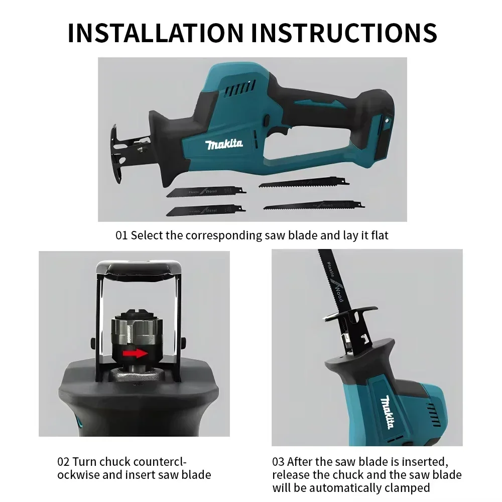 Makita DJR189 18V Cordless Ele - Power Tools Makita recensie en prijs