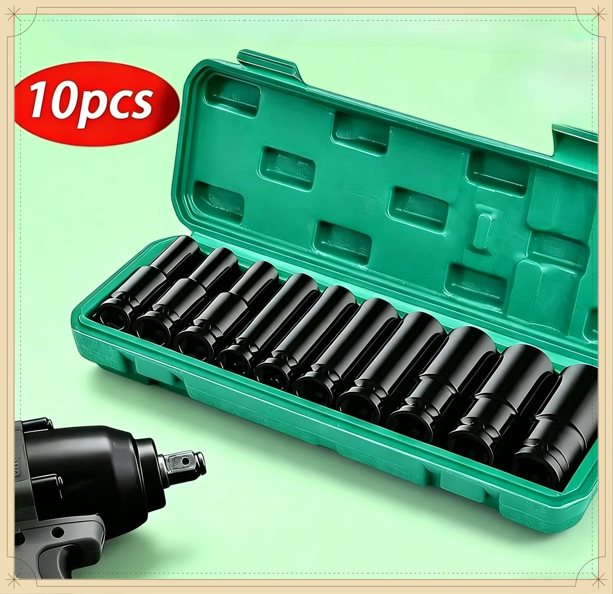 10PCS Metric Impact Socket Wre - Power Tools Pneumatic recensie en prijs