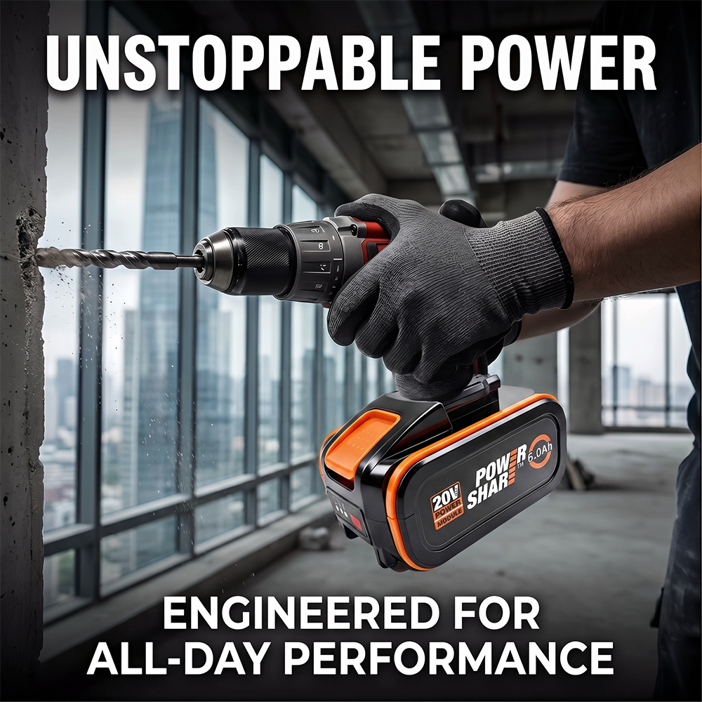 For Worx 20V 6.0Ah High Capaci - Power Tools Ltd recensie en prijs
