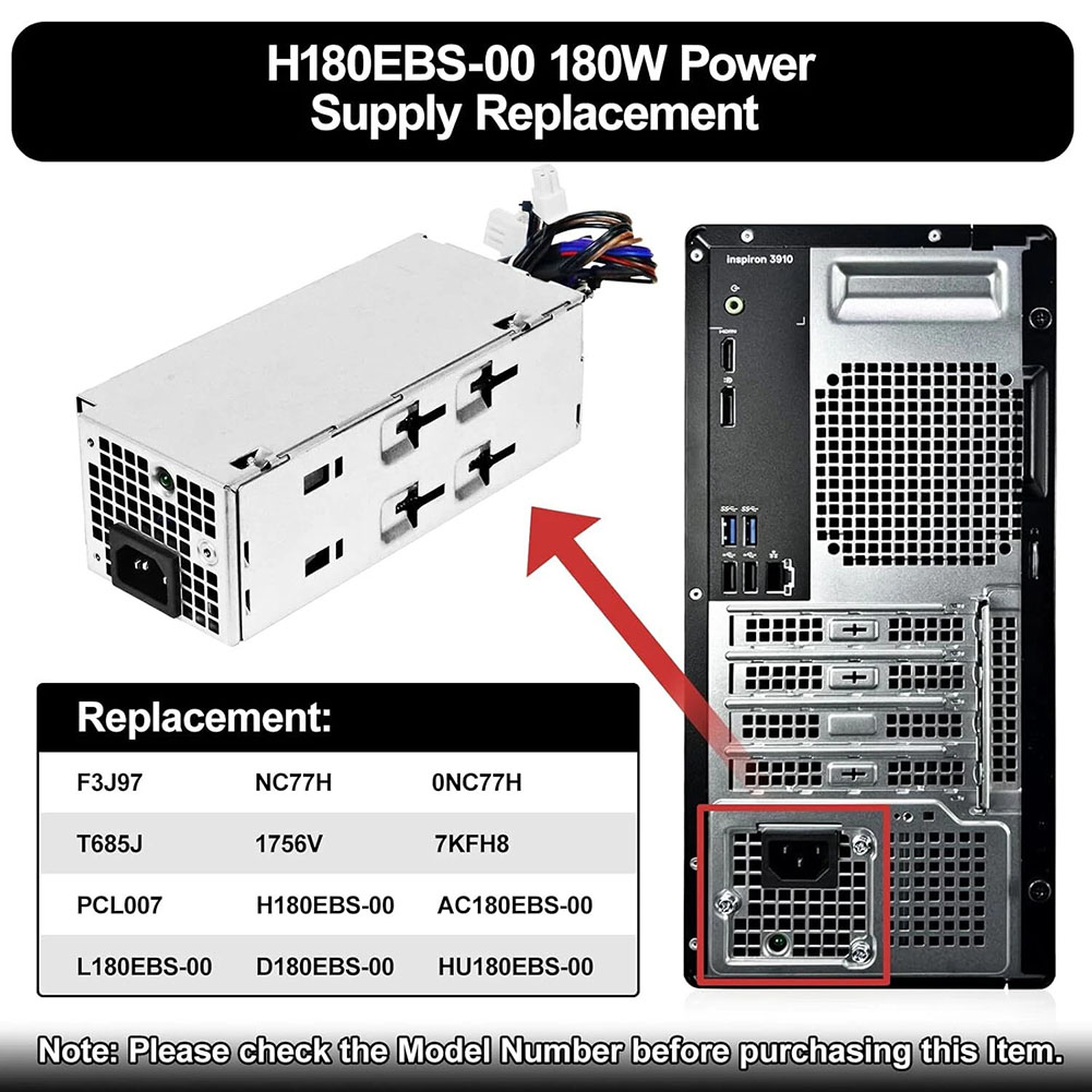 180W Power Supply AC180EBS-00  - Power Tools Wholesale recensie en prijs