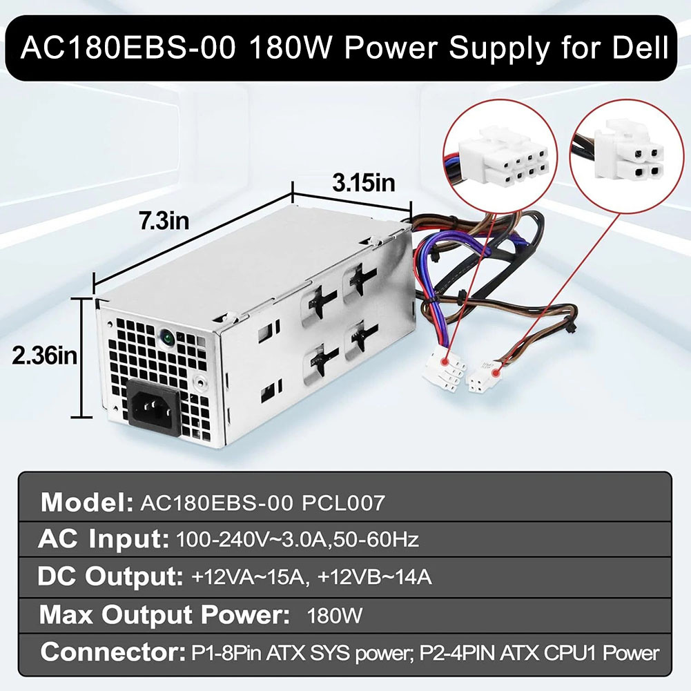 180W Power Supply AC180EBS-00  - Power Tools Wholesale recensie en prijs