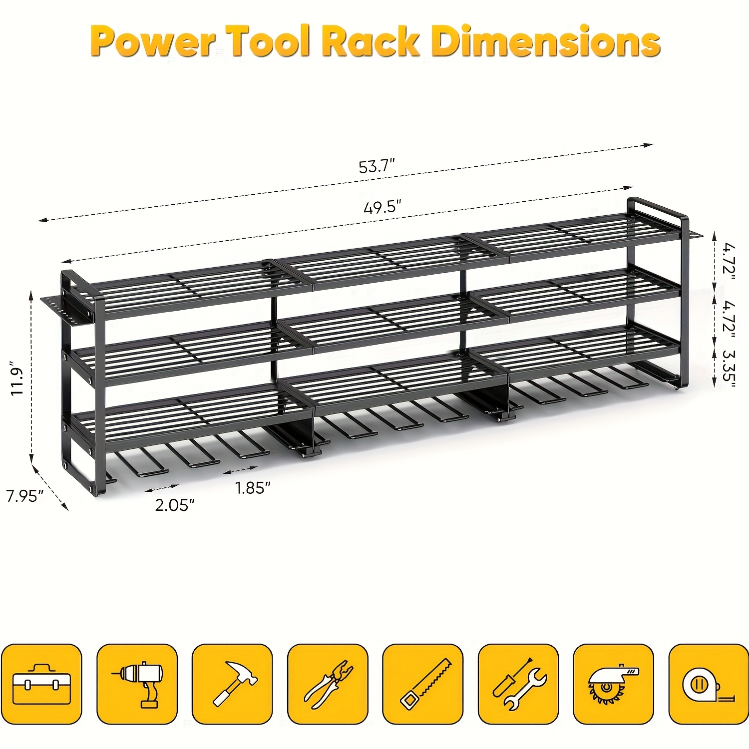 Large Power Tool Organizer Wal - Power Tools Pink recensie en prijs