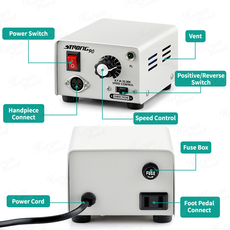 65W Strong 90 Micromotor 102L/ - Power Tools Jobs recensie en prijs