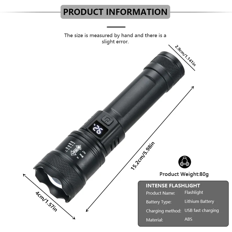 High Strong Power Led Flashlig - Power Tools Zoom recensie en prijs