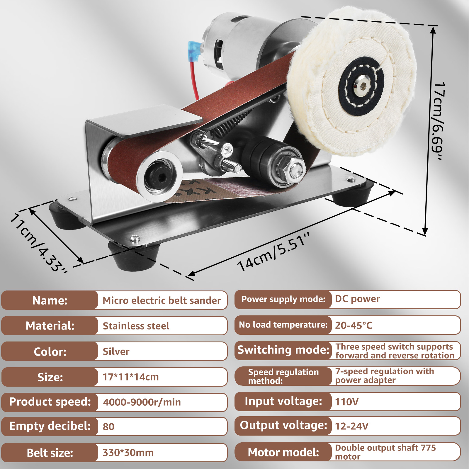 Mini Belt Grinding Machine Too - Belt Sander Portable recensie en prijs